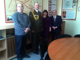 Участие в поздравлении войсковой части Минского гарнизона с годовщиной со дня образования