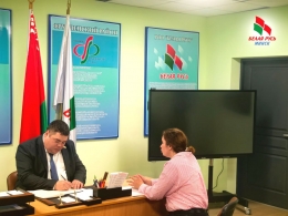 Алексей Герасимчик, управляющий делами администрации Фрунзенского района г. Минска, провёл личный приём граждан