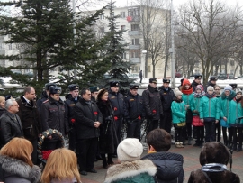 Торжественный митинг, посвященный 132-й годовщине со дня рождения Михаила Васильевича Фрунзе