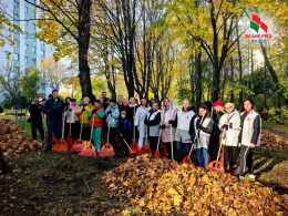 Поэтическая осень во Фрунзенском: как прошел тематический субботник на Глебки