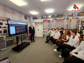 В рамках проекта &laquo;Бессмертная слава Великой Победы&raquo; в средней школе №16 г. Минска состоялся урок памяти